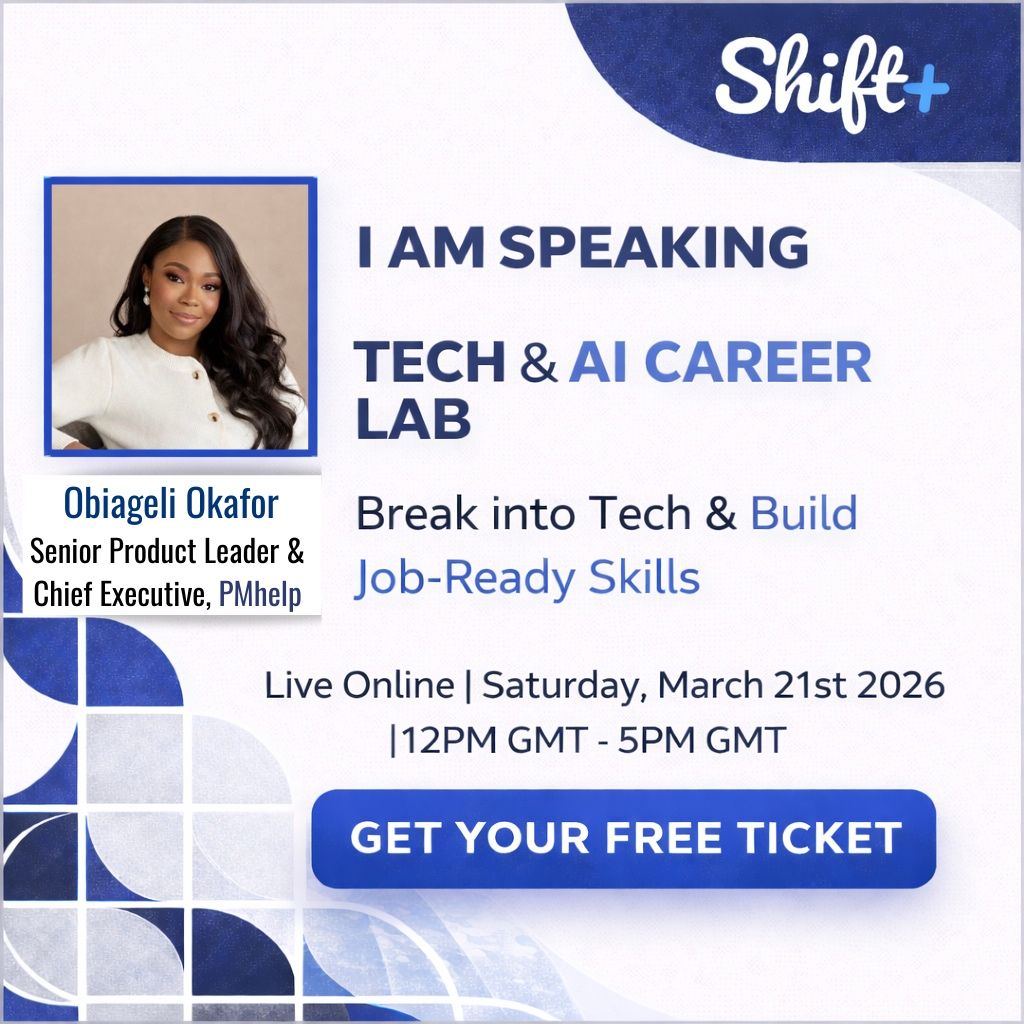 Event image for break into tech and product management community talk